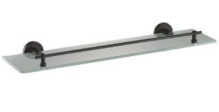 Полка стеклянная Haiba HB8707 чёрный матовый